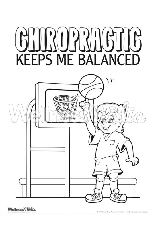 Chiropractic Coloring Sheet