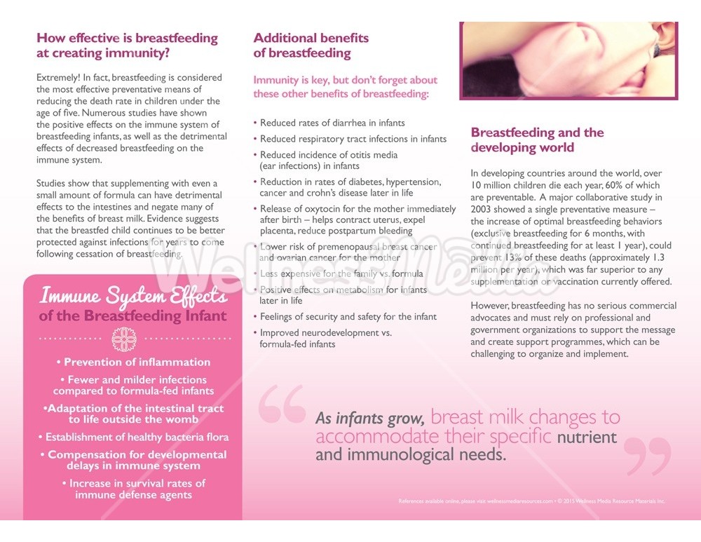 Breastfeeding and Infant Immunity Handout