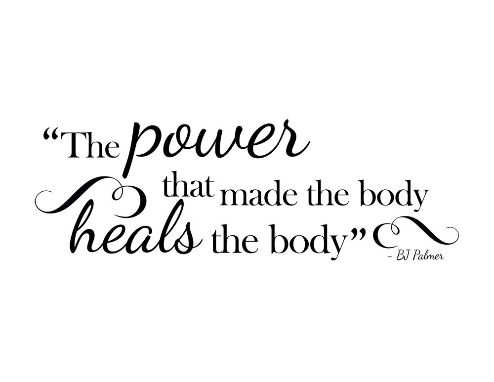 Chiropractic B.J. Palmer Decal