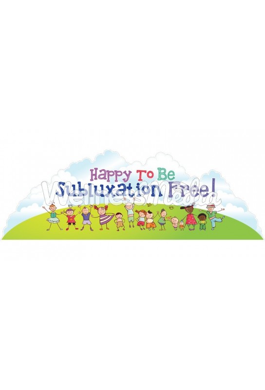 Happy to Be Subluxation Free Kids Wall Art Happy to Be Subluxation Free Kids Wall Art