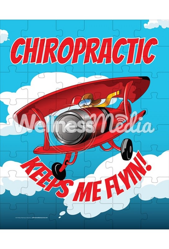 Chiropractic Keeps Me Flyin Puzzle Chiropractic Keeps Me Flyin Puzzle