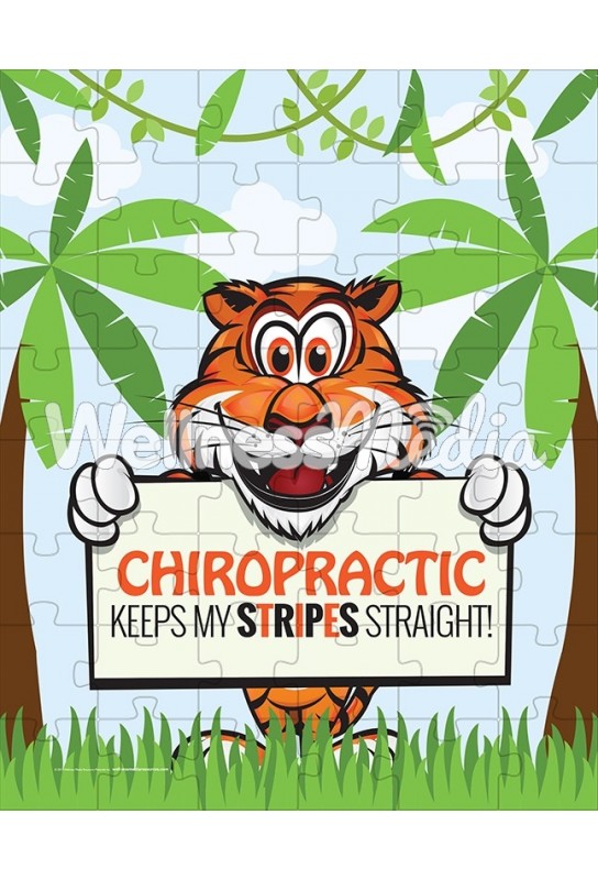 Chiropractic Keeps My Stripes Straight Puzzle Chiropractic Keeps My Stripes Straight Puzzle