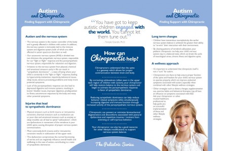 Chiropractic Autism Brochure