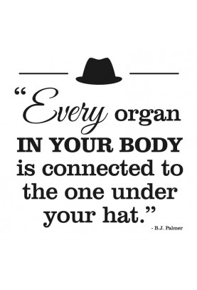 Under Your Hat Decal - 20" x 20"