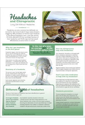 Chiropractic Headaches Handout