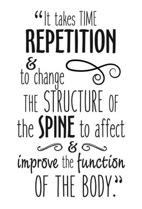 Time and Repetition Decal - 22" x 36"
