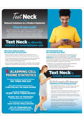 Text Neck Chiropractic Handout