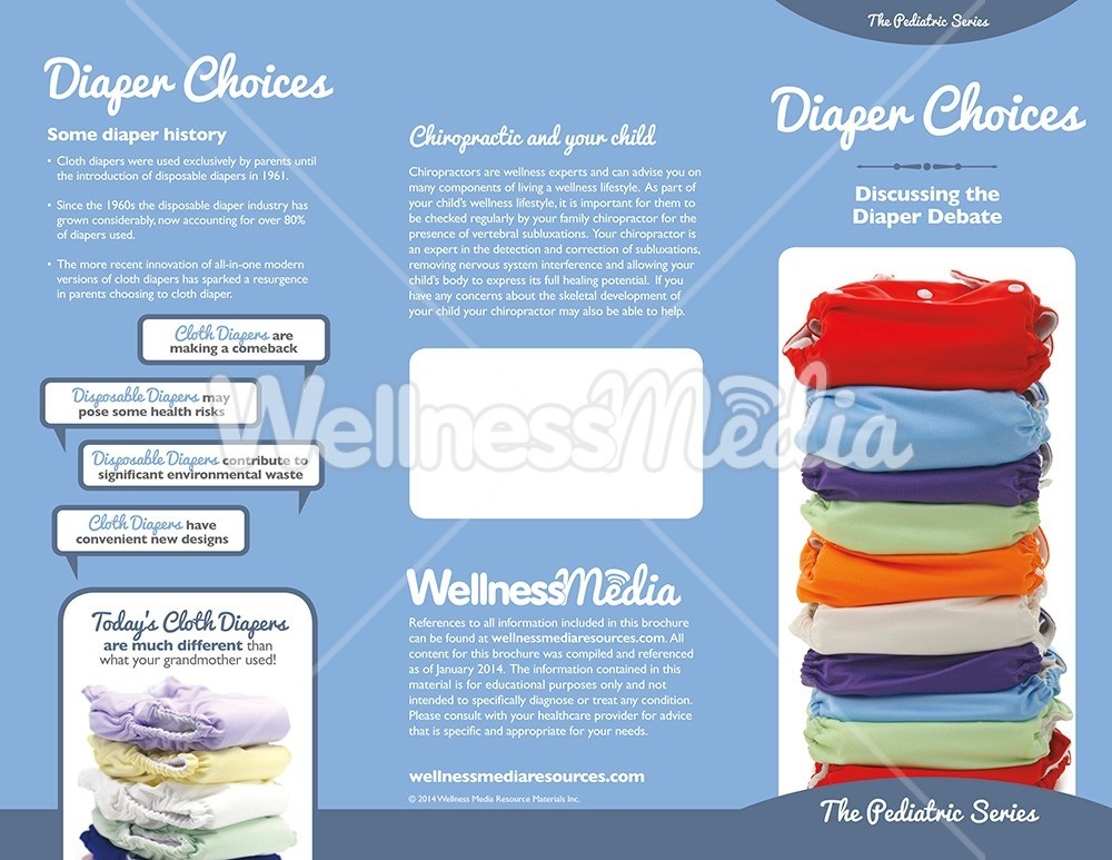 diaper choices brochure cloth diaper flyer